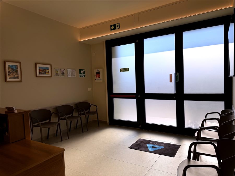 Sala d'attesa del Poliambulatorio Delta